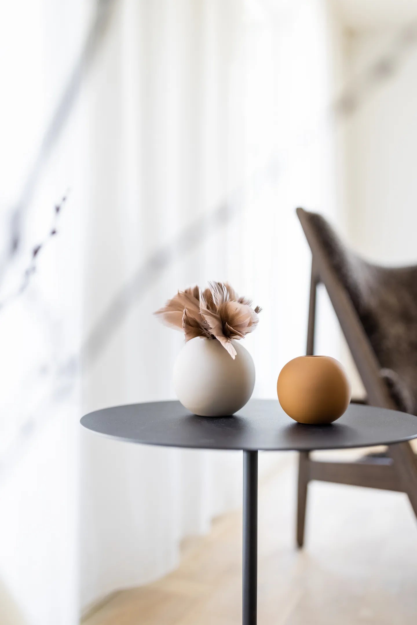 Handgefertigte Kugel-Vase Ball 10cm